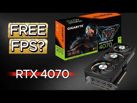 You’re Leaving FPS on the Table - RTX 4070 Overclock