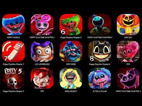 Poppy Playtime Chapter 1, 2, 3, 4, 5, 6, 7, 8, 9, 10 Mobile - Full GAMEPLAY Ending & Bosses!