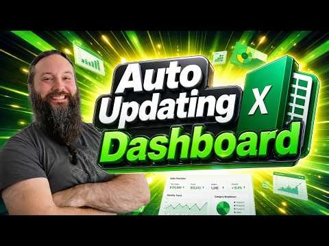 Build a Drag-&-Drop Dashboard in Excel that Auto-Updates (Professional Edition)