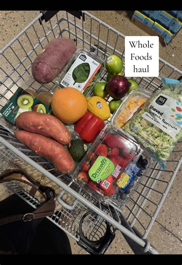 Whole Foods Healthy Grocery Haul for This Week's Meals 🥝🍠🫐