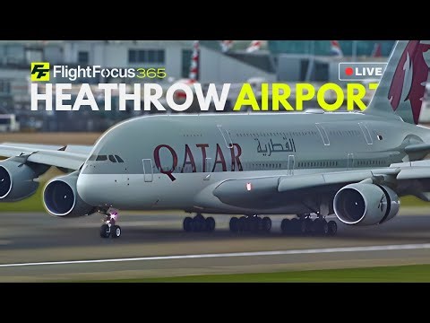 Heathrow Airport Live - Monday 5th January 2026