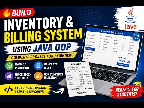 🔥 Build an Inventory & Billing System in Java OOP | Complete Java Project for Beginners