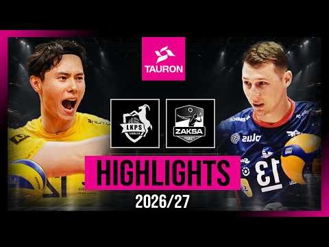 Ran Takahashi's Debut! - Lubin vs. ZAKSA - Highlights | TAURON Liga 26/27 - Matchday 1