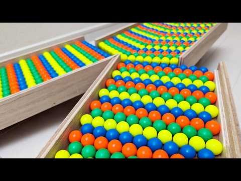 Marble Run Race ☆ HABA Slope + Cuboro + Bornelund Quadrilla + Transparent pipe