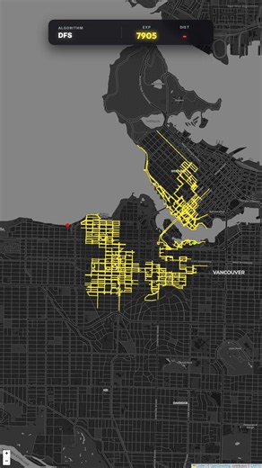 DFS in Vancouver: Deep-First Streets to the Goal
