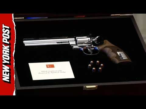 NATO Leaders Gifted a Vintage Revolver and Ammunition by Turkish President Erdogan