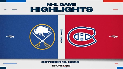 NHL Highlights | Sabres vs. Canadiens - October 13, 2026