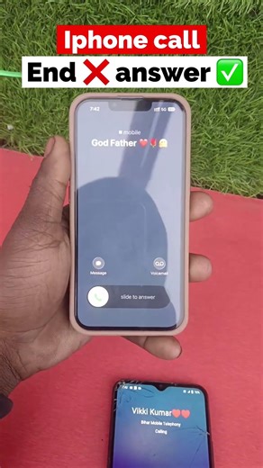 iPhone Power Button Se Call Cut 😱 | Call End & Answer Setting | iPhone Trick