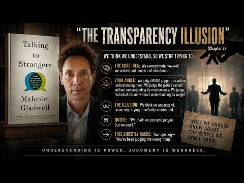 Malcolm Gladwell’s “Transparency Illusion” — Are We Judging People We Don’t Truly Understand?