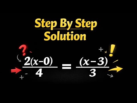 Solve for x Easily | Step-By-Step Solution Explained