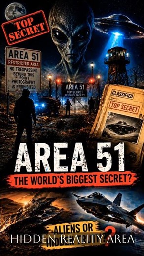 Area 51 Secrets Revealed 👽 | Aliens or Hidden Truth? #Shorts