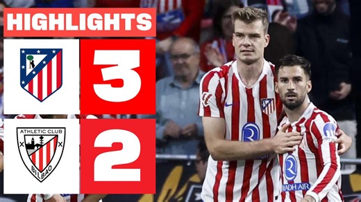 ATLÉTICO DE MADRID 3 - 2 ATHLETIC CLUB | RESUMEN LALIGA EA SPORTS