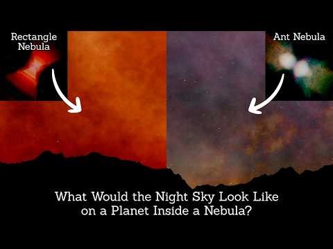What Does the Night Sky Look Like on Alien Planets Inside the Most Famous Discovered Nebulae?