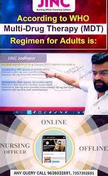 According to WHO Multi-Drug Therapy (MDT) Regimen for Adults is Fun&Learn By Akki Sir #shorts #viral