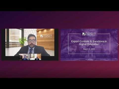 Export Controls & Sanctions in Higher Education