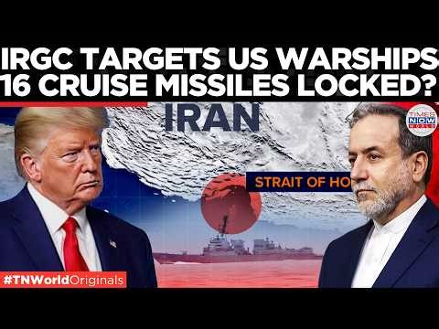 US NAVY CORNERED?: IRGC Locks 16 Missiles On US Warships In Explosive Hormuz Standoff | US-Iran War