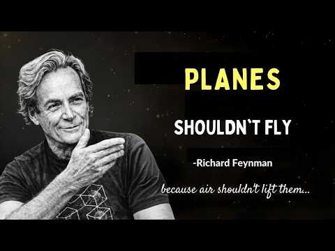 Richard Feynman: AIRPLANES Shouldn't Be Able to Fly and Nobody Really Knows Why