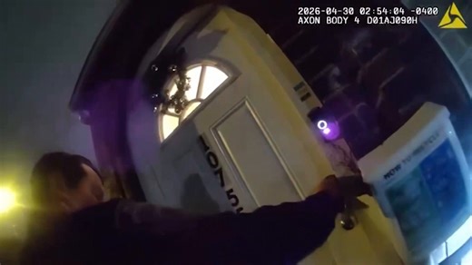 NYPD officers are blown off their feet by explosion before getting up and rescuing children