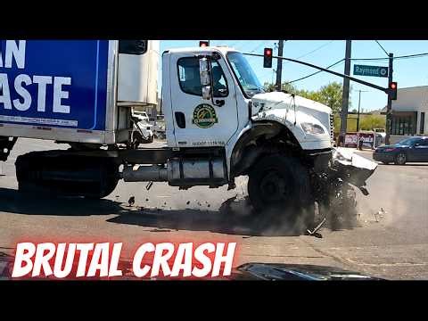 Unbelievable Survival After Violent Truck Crash! Driving fails -learn how to drive  #1582