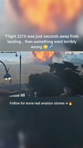This is the story of Jeju Air Flight 2216…