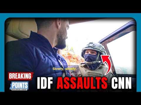 CNN Crew ASSAULTED LIVE By IDF In Shocking Footage