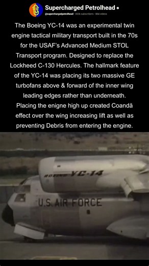 Boeing YC-14 tactical transport aircraft