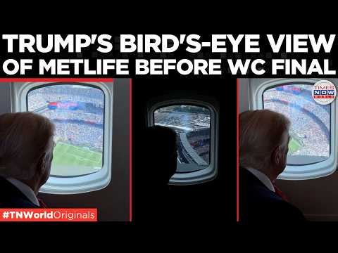 WATCH: Trump Peers Out Marine One Window Before Kickoff | World Cup Final 2026 | Times Now World