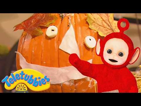 Teletubbies | Making a Pumpkin Face 🎃 Autumn Halloween Crafts | Triple Episodes
