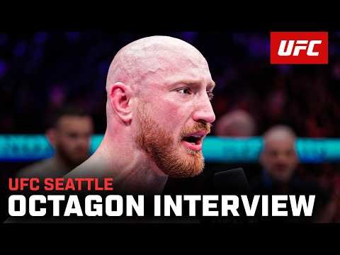 Joe Pyfer Octagon Interview | UFC Seattle