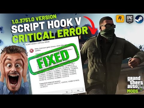 How to FIX Script Hook V Critical Error In 2 MINUTES | January 2026 (rockstar, epic, steam)