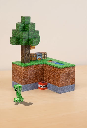 Magnetic Blocks in Minecraft Skyblock Gameplay