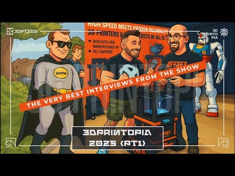 Inside 3D Printopia: Battle Robots, UV Lasers, Cosplay & Retro 3D Printers
