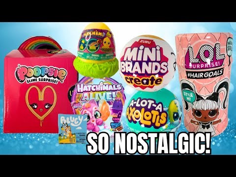 Nostalgic Blind Bag Haul! Poopsie Surprise LOL Hatchimals Mashems Mystery Opening