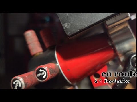 En route. A private moment in the studio.