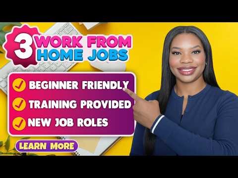 🌟 NEED A REMOTE JOB? 3 Online WFH Jobs | Full-Time & For Beginners | Work From Home Jobs 2026