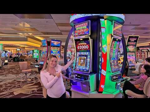 My EPIC Session On Monopoly's Newest Slot Machine!