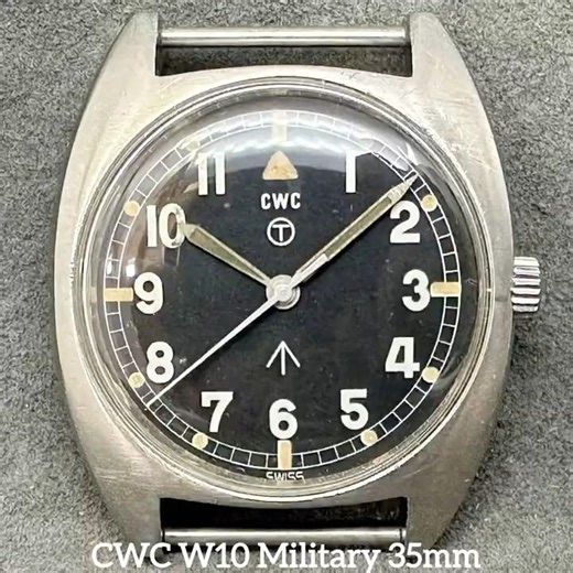 New Arrival ✨ - Vintage CWC W10 Military Watch Hand Winding 35mm #watch