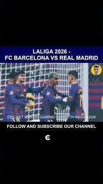 FC BARCELONA VS REAL MADRID LIVE LALIGA 2026 TODAY'S MATCH LIVE | REAL MADRID VS FC BARCELONA LIVE