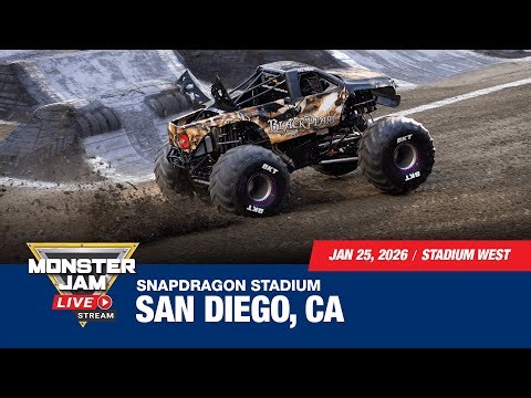 Monster Jam: San Diego - 2 (Full Event) | Jan 25, 2026 | Stadium West
