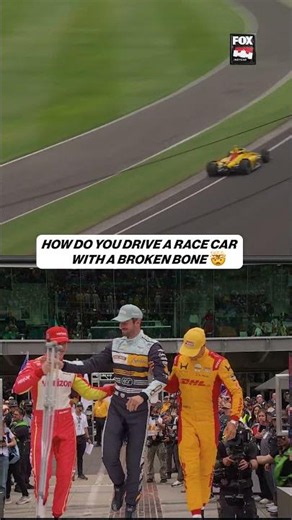 Alexander Rossi underwent outpatient procedures to his right ankle after crash on Monday 😳 #indy500
