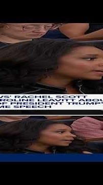 ABC News' Rachel Scott asks Karoline Leavitt about focus of President Trump's primetime speech