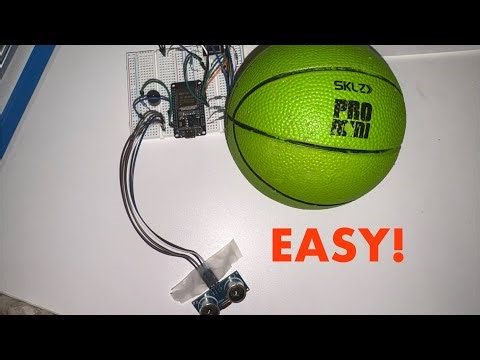 Automatic Basketball Shot Counter: Easy and Fun esp32/Arduino Microcontroller Project #arduino