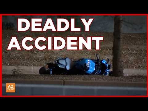 Deadly motorcycle crash closes busy Goodyear road