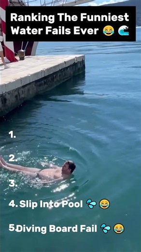 Ranking The Funniest Water Fails Ever 😂🌊 | Epic Pool & Splash Fails Compilation