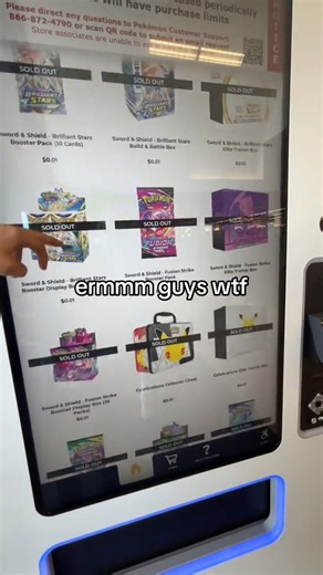 Pokémon Vending Machine GLITCH Sells Everything for ONE CENT