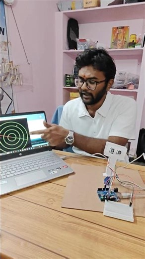 360° Radial Scanner using 2 Ultrasonic Sensors | Arduino Smart Scanning System