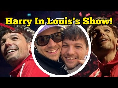 Harry In Louis's O2 Show 😍 Larry Stylinson Proof 