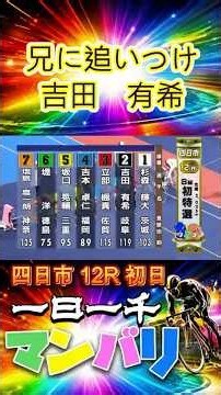 四日市12R 10月7日♯競輪 ♯競輪ショート ♯競輪ライブ ♯一日一千 ♯競輪予想