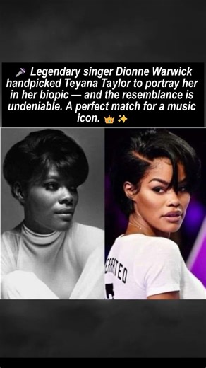 Dionne Warwick Handpicks Teyana Taylor to Play Her in Biopic — The Resemblance IsThere#dionnewarwick