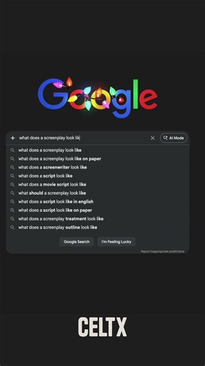 Free Screenplay Template